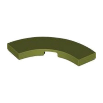 LEGO 6362965 TILE 3X3, W/ BOW - OLIVE GREEN