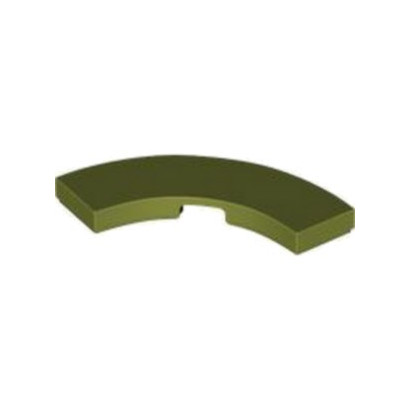 LEGO 6362965 PLATE LISSE 3X3 1/4 CERCLE - OLIVE GREEN