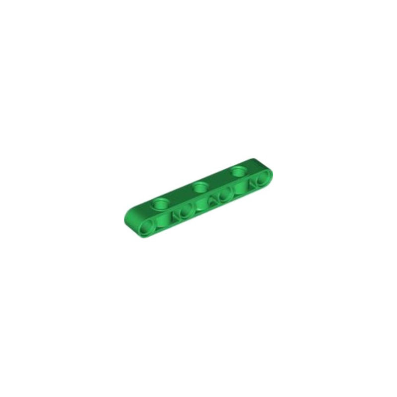 LEGO 6408167 BRIQUE ARRONDIE 1X7 AVEC TROUS - DARK GREEN