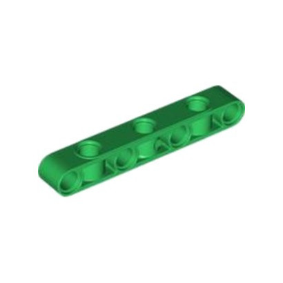 LEGO 6408167 BEAM 1X7 W/ HOLE - DARK GREEN
