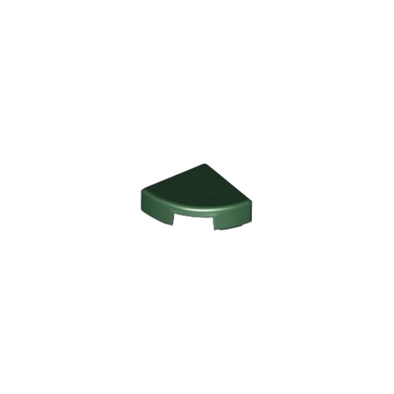 LEGO 6315608 PLATE LISSE 1/4 ROND 1X1 - EARTH GREEN