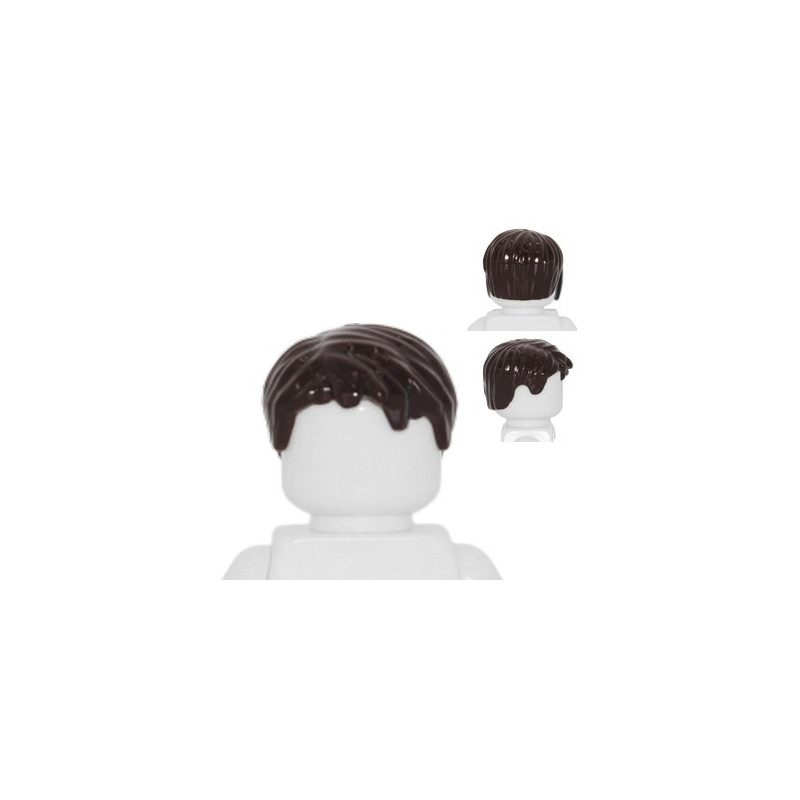LEGO 4535553 MAN HAIR - DARK BROWN