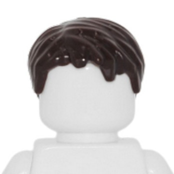 LEGO 4535553 MAN HAIR - DARK BROWN