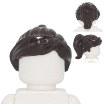 LEGO 6093516 WOMAN HAIR - DARK BROWN
