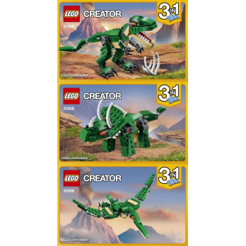 Notice / Instruction Lego CREATOR 3En1 - 31058