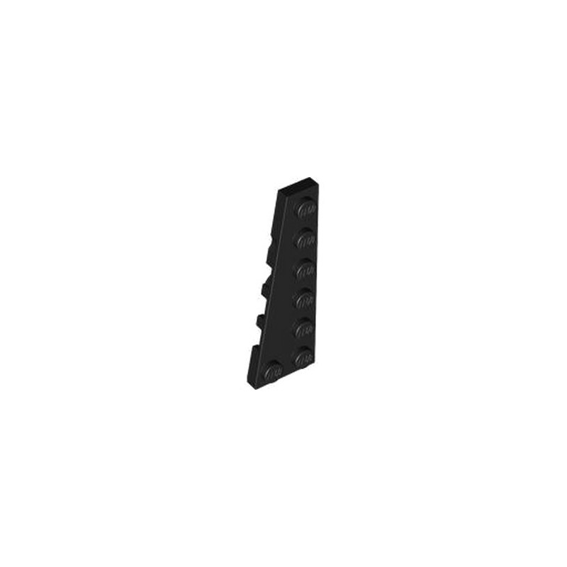 LEGO 6344427 LEFT PLATE 2X6 - BLACK