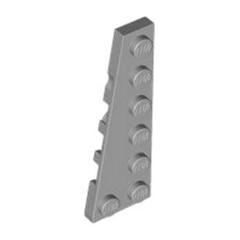 LEGO 6344702 LEFT PLATE, 2X6 - MEDIUM STONE GREY