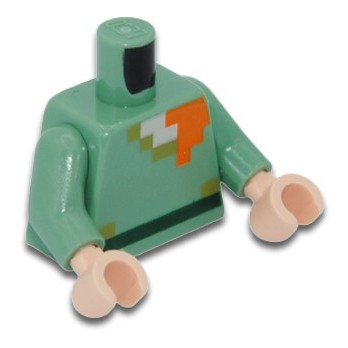 LEGO 6121832 MINECRAFT PRINTED TORSO - SAND GREEN