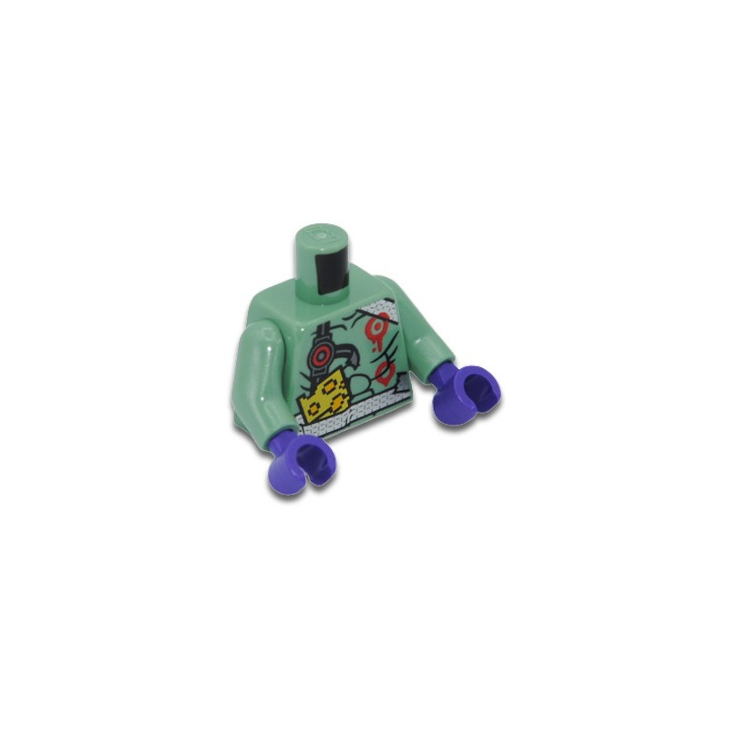 LEGO 6287378 PRINTED TORSO - SAND GREEN
