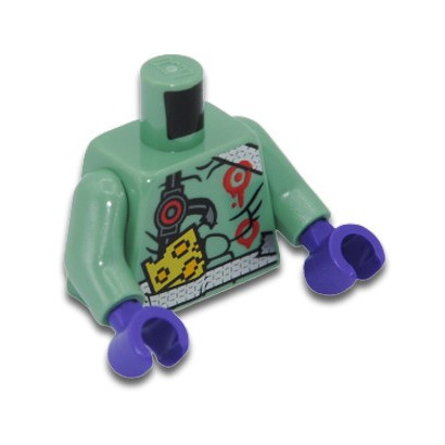 LEGO 6287378 TORSE IMPRIME - SAND GREEN