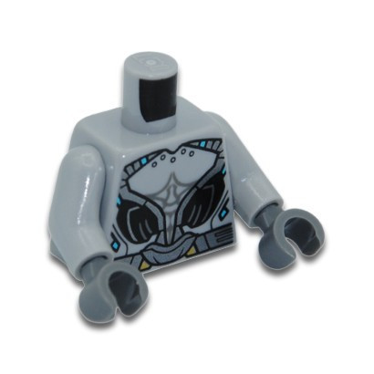 LEGO 6263011 PRINTED TORSO - MEDIUM STONE GREY