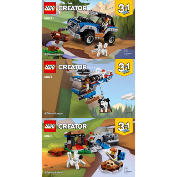 Instruction Lego Creator 3 en 1 - 31075