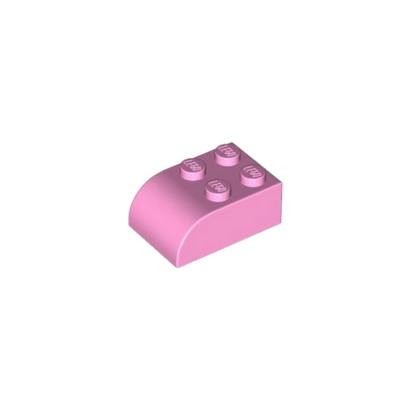 LEGO 6143795 BRIQUE 2X3 DOME - ROSE CLAIR
