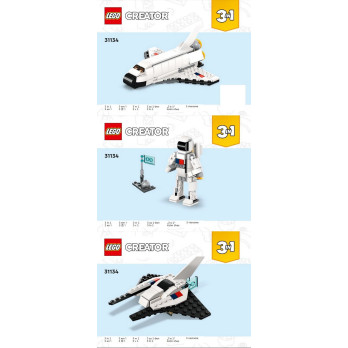 Notice / Instruction Lego Creator 3 en 1 - 31134