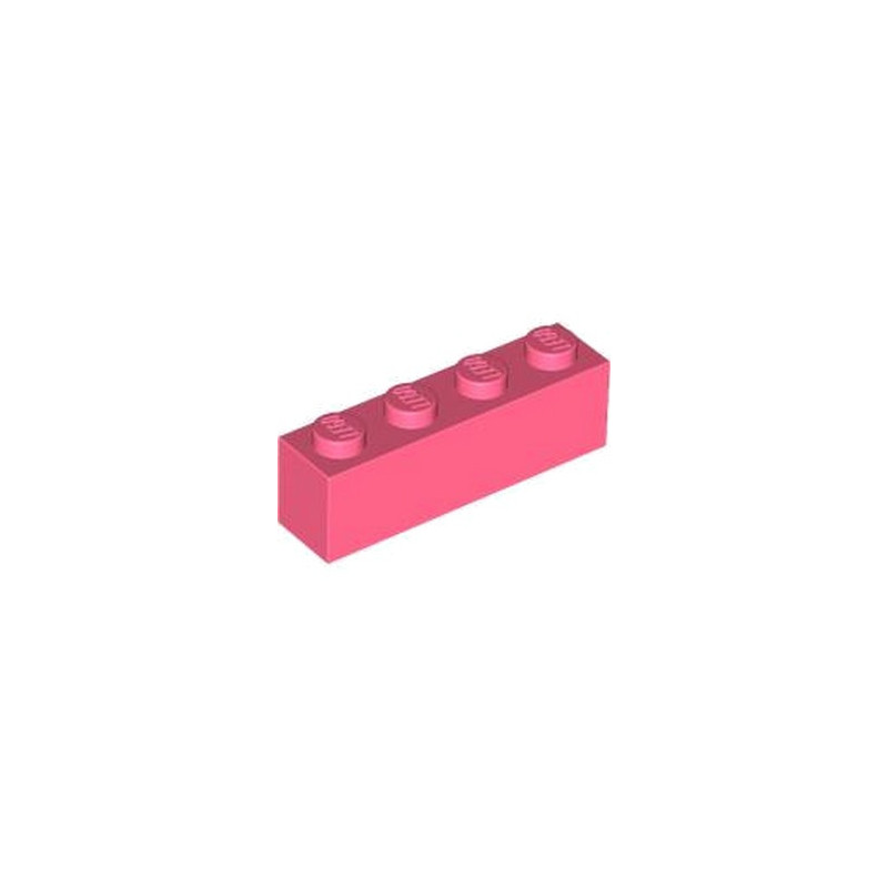 LEGO 6422918 BRIQUE 1X4 - CORAL
