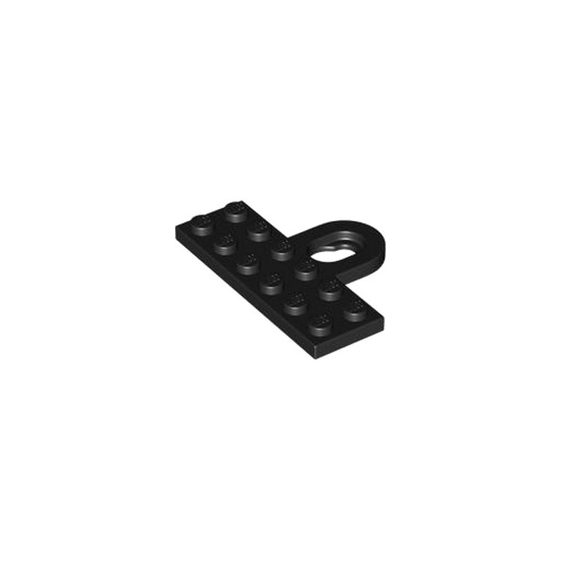 LEGO 6429020 PLATE 2X6 + RING - BLACK