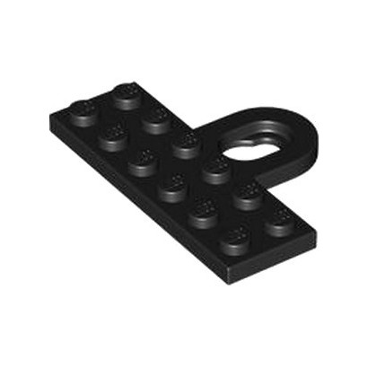 LEGO 6429020 PLATE 2X6 + RING - BLACK