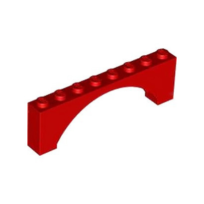 LEGO 6433236 ARCH 1X8X2 - RED
