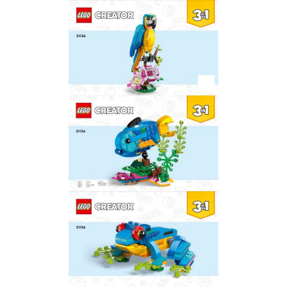 Instruction Lego Creator 3 en 1 - 31136