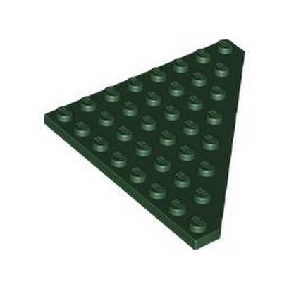 LEGO 6429028 PLATE 8X8 ANGLE 45 DEG - EARTH GREEN