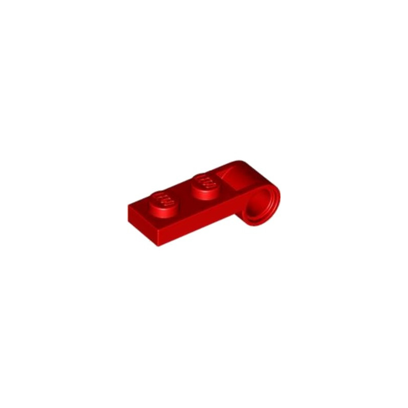 LEGO 6433069 PLATE 1X2, W/ 4.85 HOLE - RED