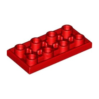 LEGO 6433945 TILE 2x4 INV - RED