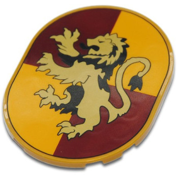 LEGO 6420340 TILE 6X8 ROUNDED PRINTED GRYFFINDOR - WARM GOLD