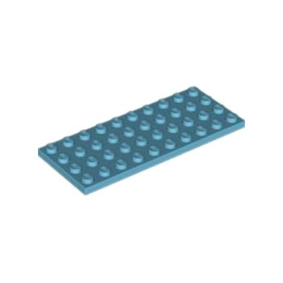 LEGO 6423262 PLATE 4X10 - MEDIUM AZUR