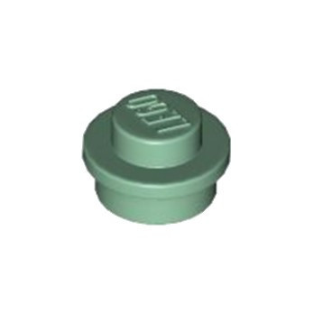 LEGO 6403175 PLATE ROUND 1X1 - SAND GREEN
