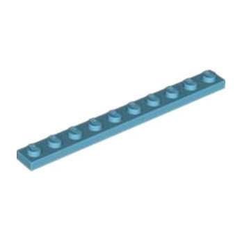 LEGO 6423273 PLATE 1X10 - MEDIUM AZUR