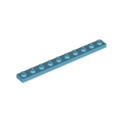 LEGO 6423273 PLATE 1X10 - MEDIUM AZUR