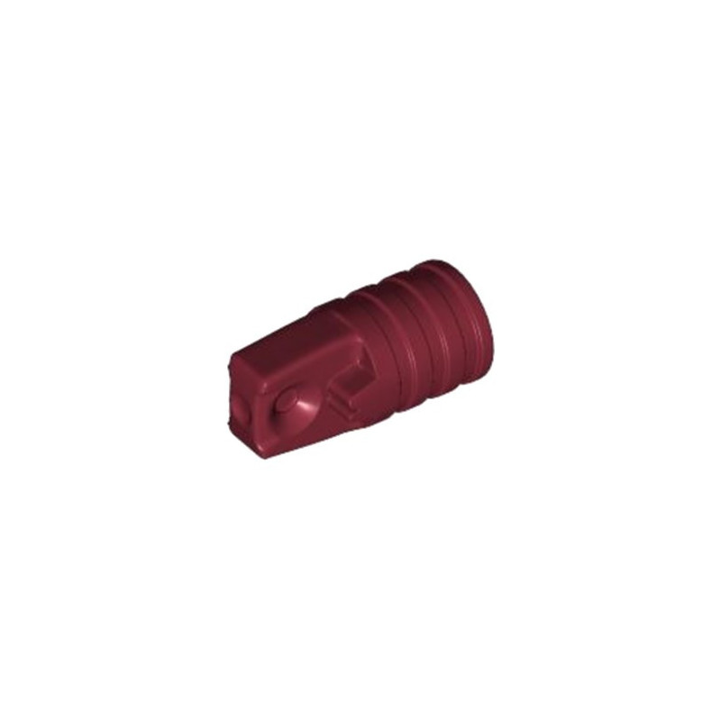 LEGO 6431687 FRIC/STUMP WITH CROSS HOLE - NEW DARK RED