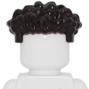 LEGO 6385999 HAIR - DARK BROWN