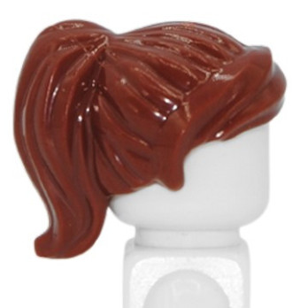 LEGO 6093515 WOMAN HAIR - REDDISH BROWN