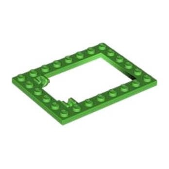 LEGO 6433571 TRAPDOOR FRAME 6X8 - BRIGHT GREEN