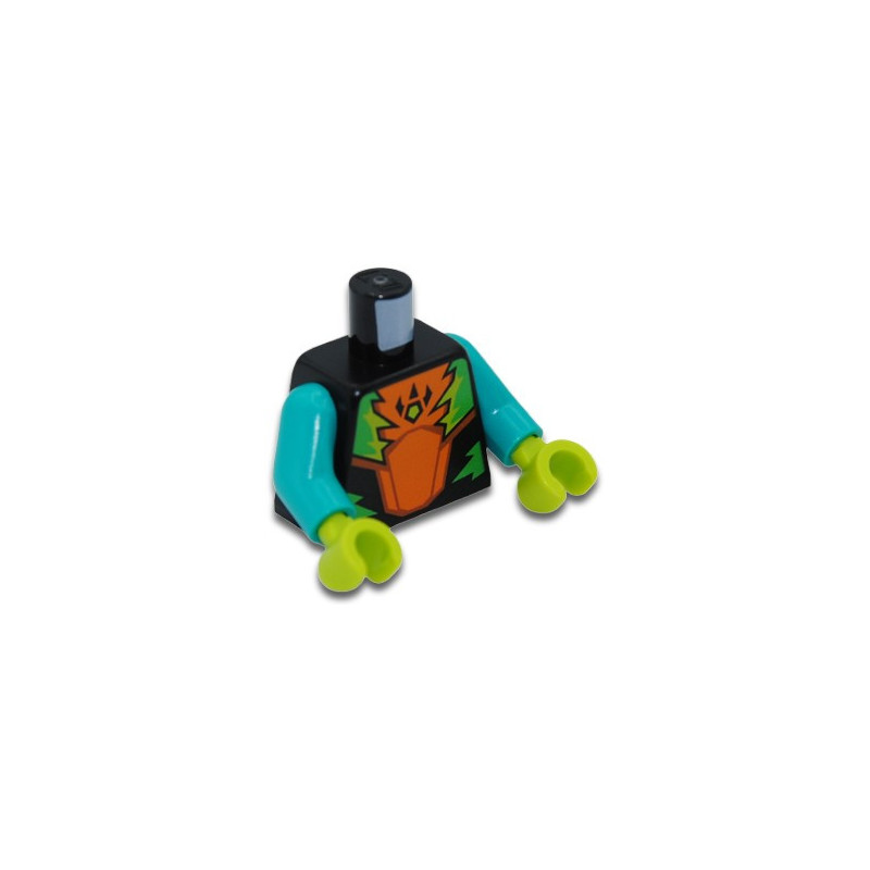 LEGO 6437232 TORSE IMPRIME - NOIR
