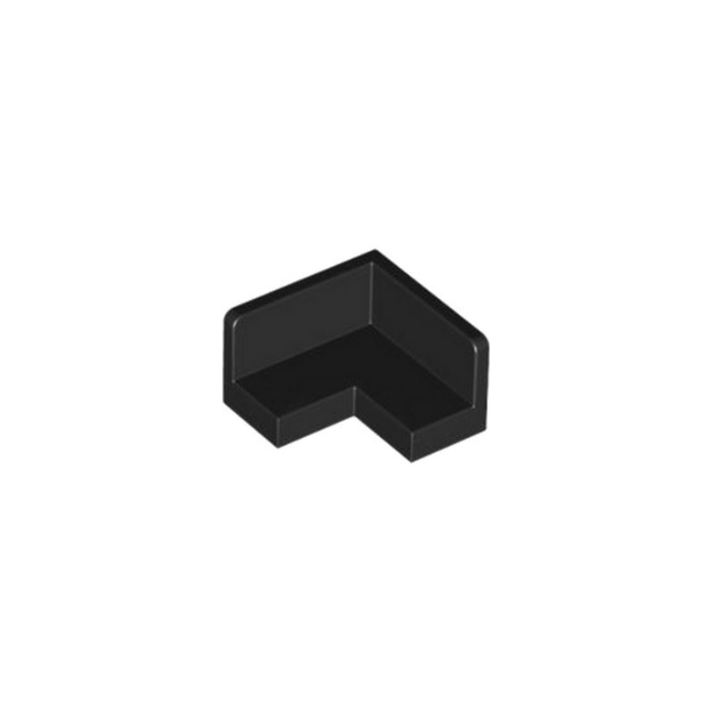 LEGO 6344005 WALL ELEMENT CORNER 2X2- BLACK