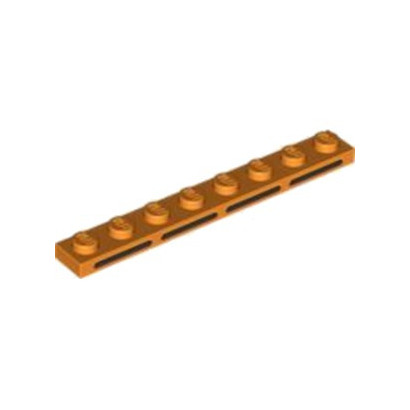 LEGO 6438731 PLATE 1X8 IMPRIME - ORANGE
