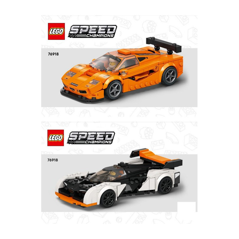 Notice / Instruction Lego® Speed Champions 76918