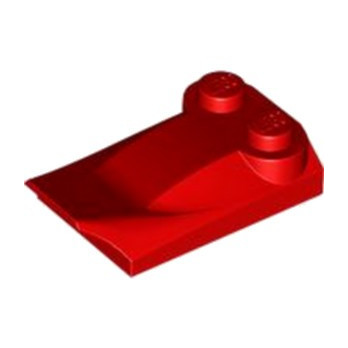 LEGO 6143425 PLATE W. BOWS 2X3½ - ROUGE