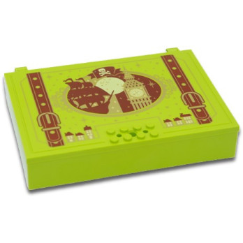LEGO 6455410 DESIGN PLATE, BOOK IMPRIME - BRIGHT YELLOWISH GREEN