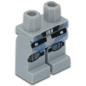 LEGO 6192577 PRINTED LEG - MEDIUM STONE GREY
