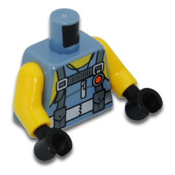 LEGO 6196898 PRINTED TORSO - SAND BLUE