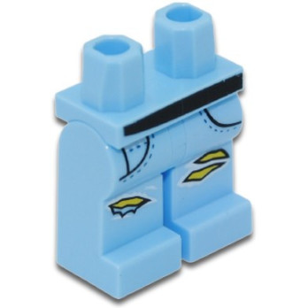 LEGO 6271742 PRINTED LEGS - LIGHT ROYAL BLUE