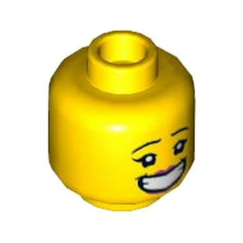 LEGO 6271211 WOMAN HEAD (DUAL SIDE) - YELLOW