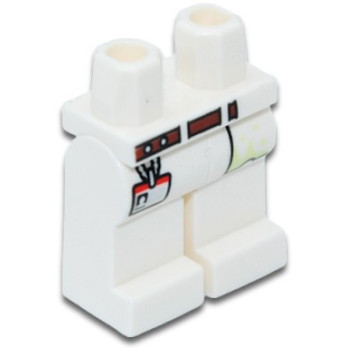 LEGO 6271763 PRINTED LEGS - WHITE