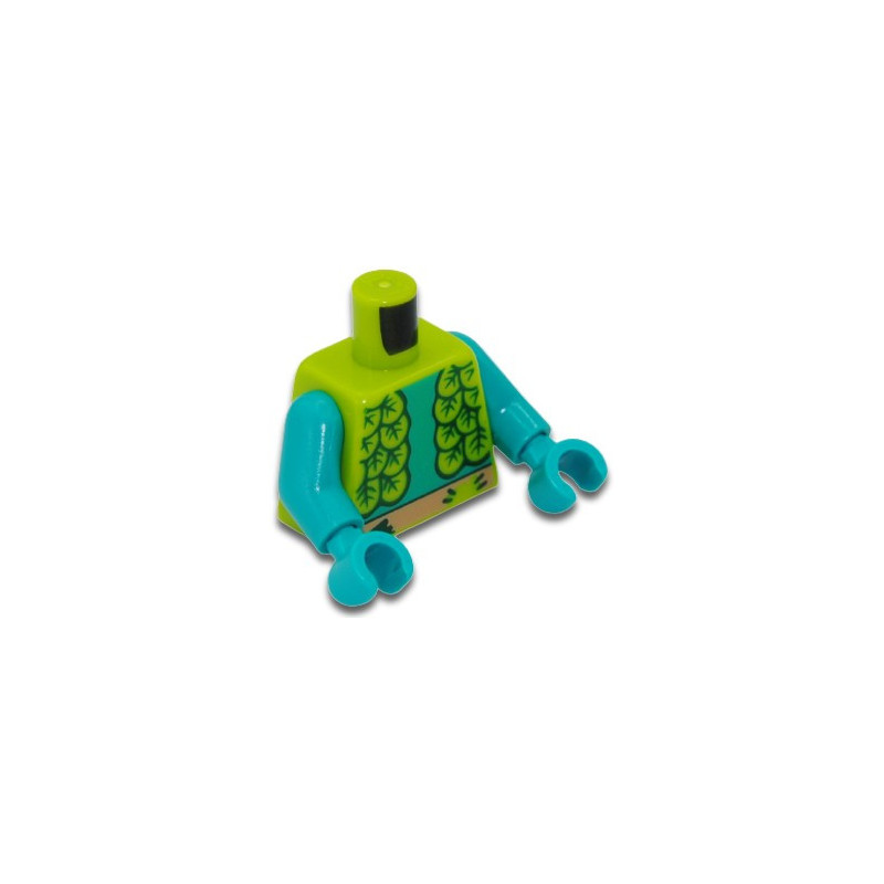 LEGO 6287424 TORSE IMPRIME - BRIGHT YELLOWISH GREEN