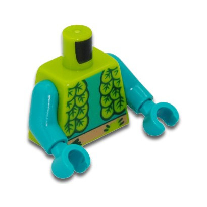LEGO 6287424 TORSE IMPRIME - BRIGHT YELLOWISH GREEN