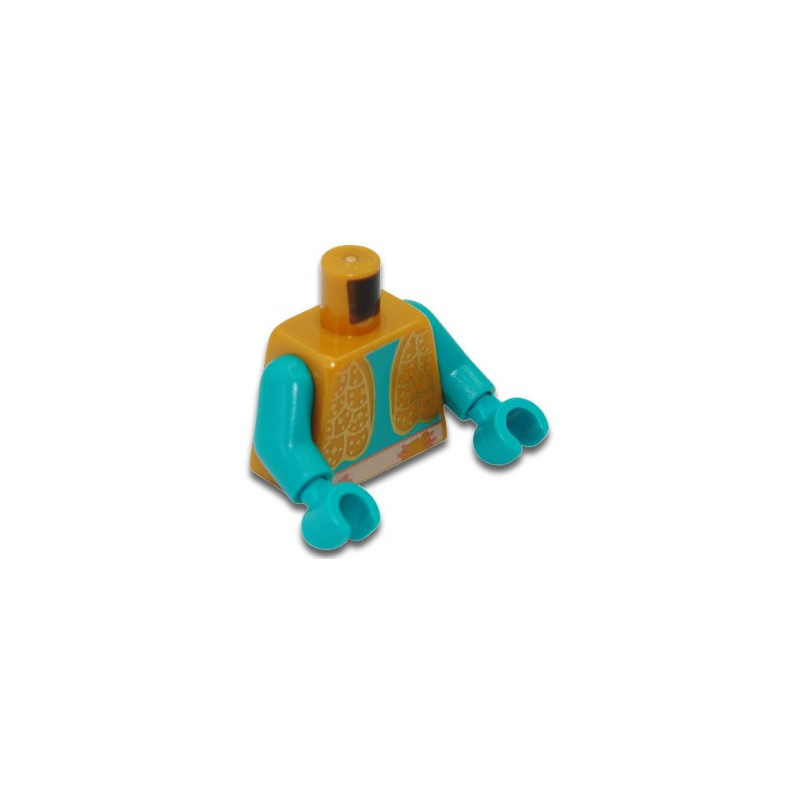 LEGO 6289551 TORSE IMPRIME - WARM GOLD