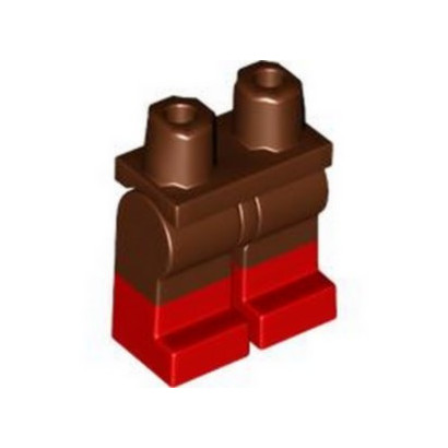 LEGO 6411296 JAMBE BICOLORE - REDDISH BROWN